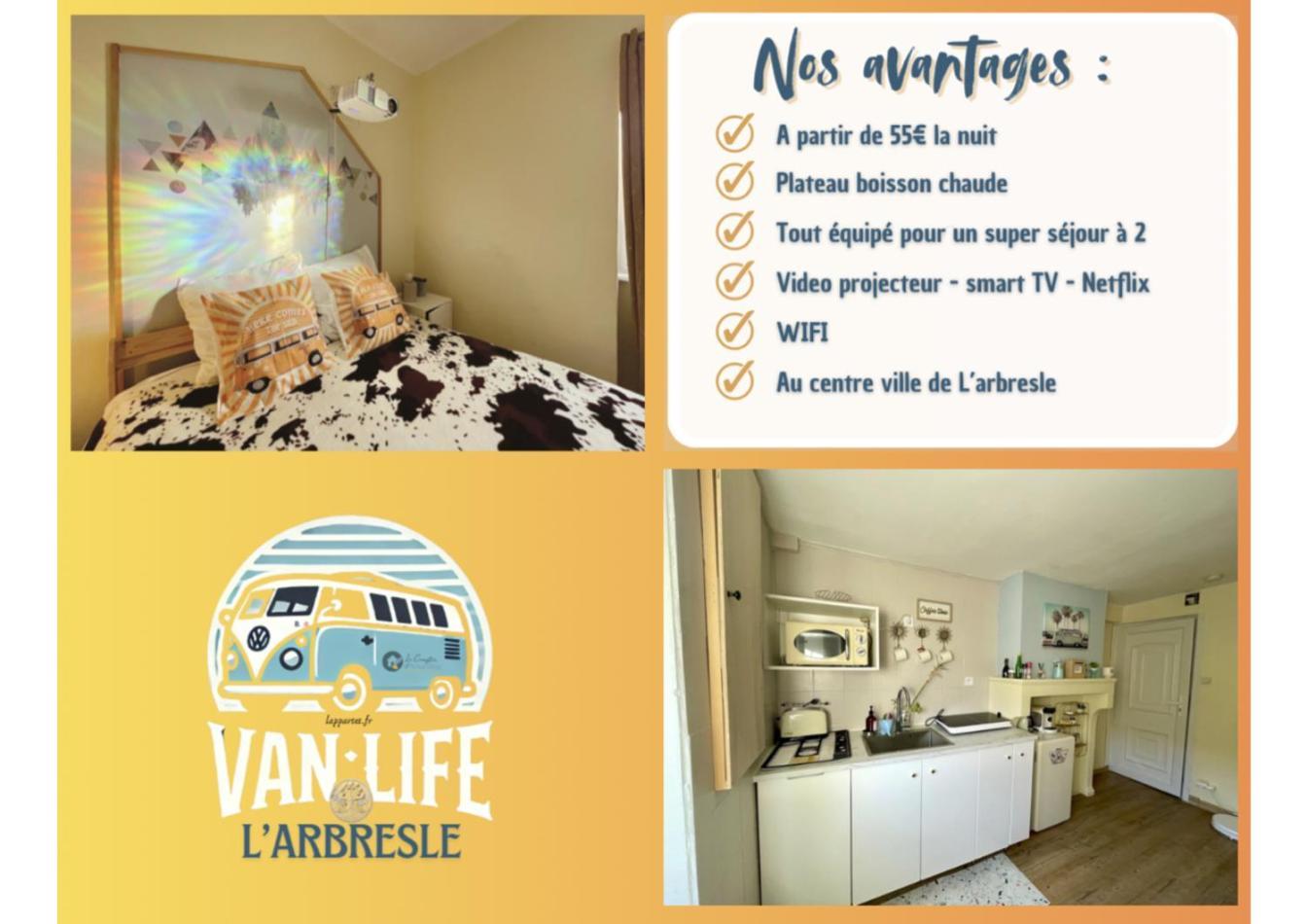 Van Life Soiree Chill A LʼArbresle Exteriör bild